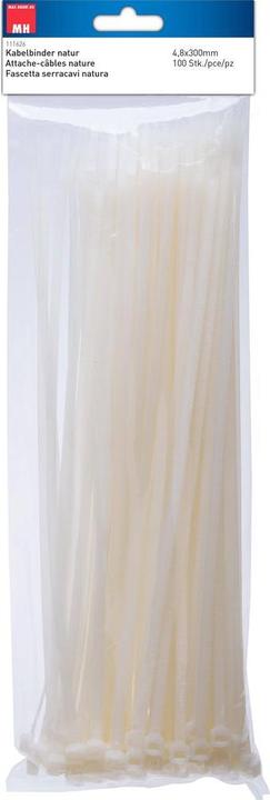 Actual product image Max Hauri Cable ties (Plastic cable ties, 300 mm, 100 pcs.)