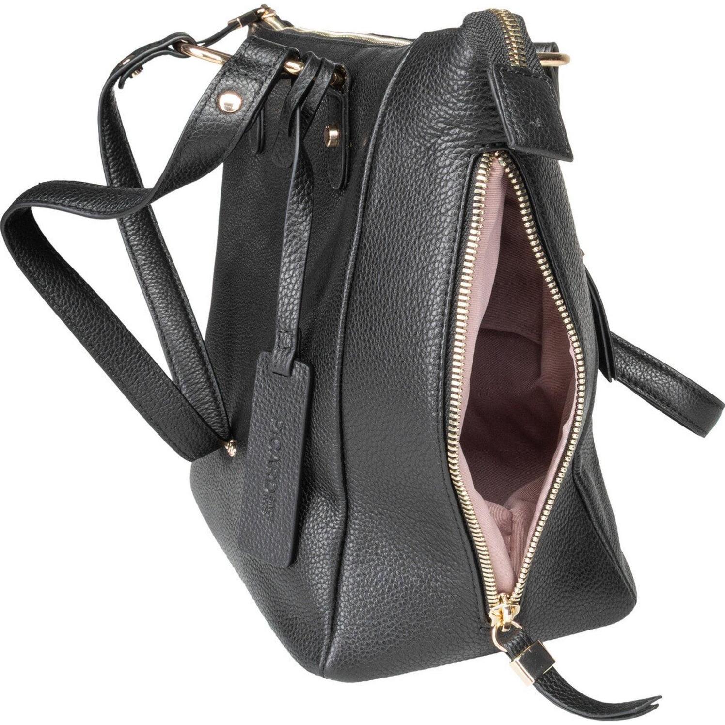 Picard, Tasche, Schultertasche Java, Schwarz, (12 l)