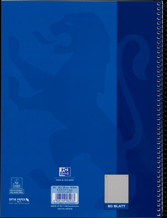 Produktbild Oxford Collegeblock (A4, Kariert, Weicher Einband)