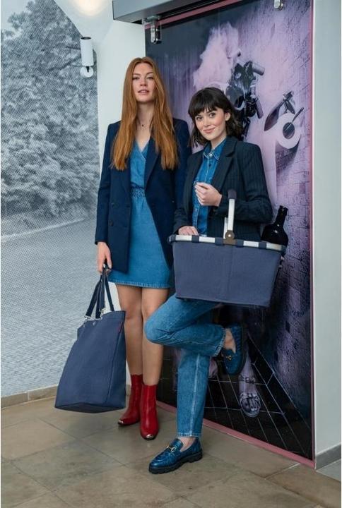 Image du produit reisenthel Sac Classic Shopper XL Herringbone Bleu foncé