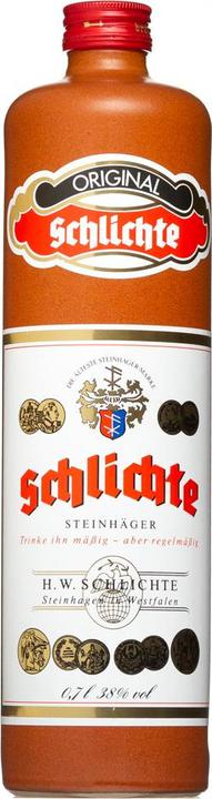 Produktbild Schwarze und Schlichte Steinhäger Schlichte (1 x 70 cl)