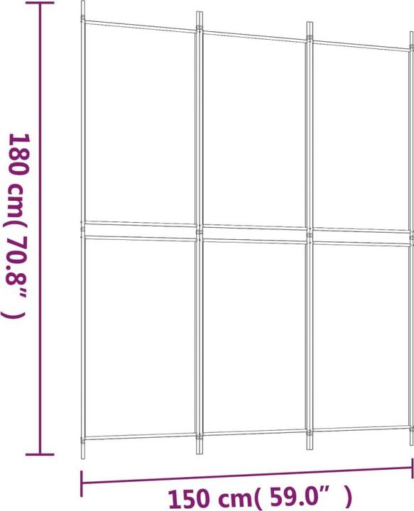 Immagine prodotto vidaXL Raumteiler