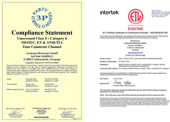 Produktbild Digitus U-UTP KabelDca,AWG 23/1 (U/UTP, CAT6, 500 m)