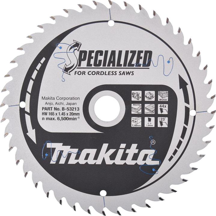 Makita SPECIALIZED Sägeb.165x20x44Z