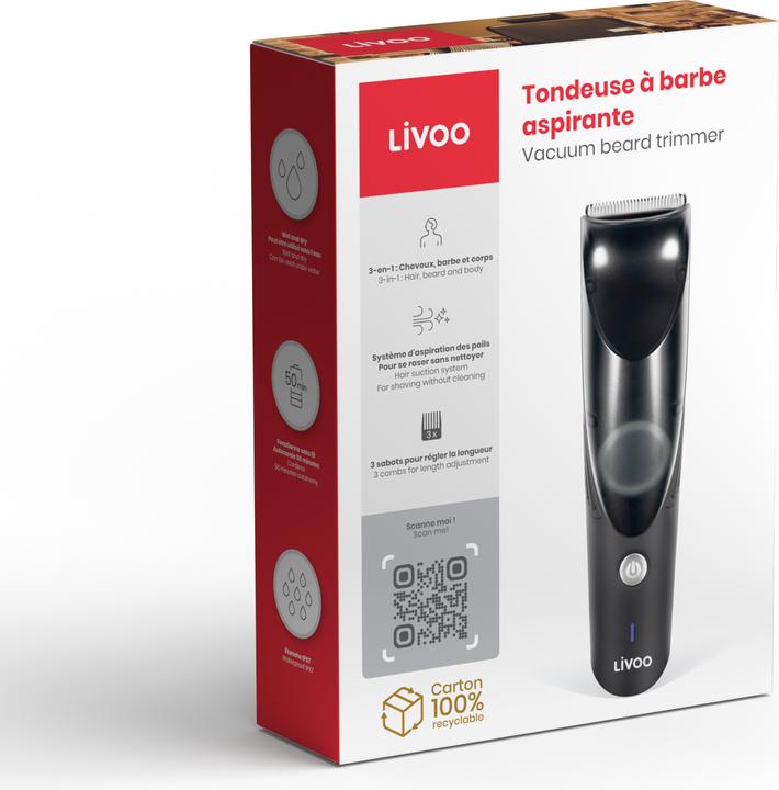 Actual product image Livoo Vacuum multifunction trimmer
