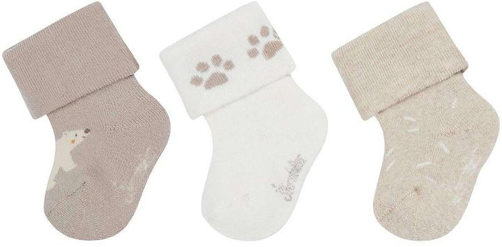 Actual product image Sterntaler Socken 3er Set Bär Sand Gr. 13/14 (pack of 3, 13/14)