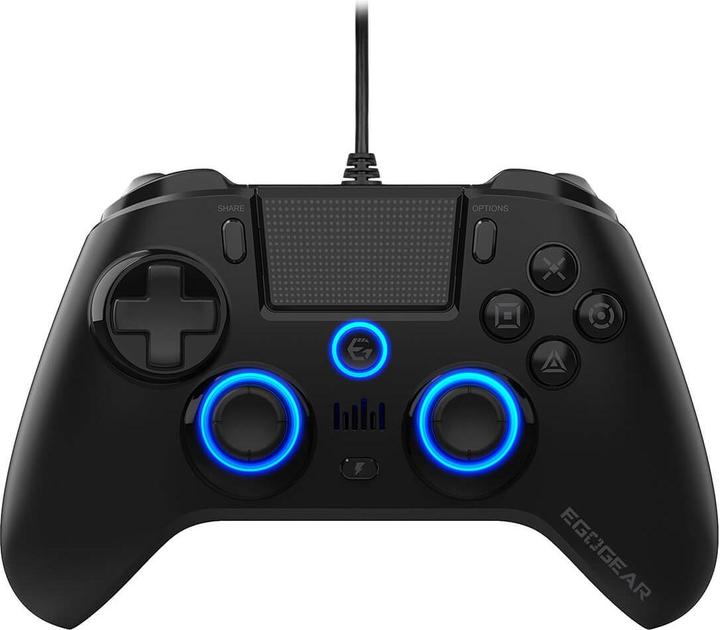 Actual product image Egogear SC10 Controller wired with audio black PS4 (PS4)