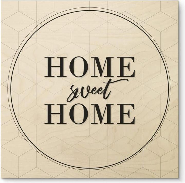 Actual product image Trenddeko Home sweet Home (50 x 50 cm)