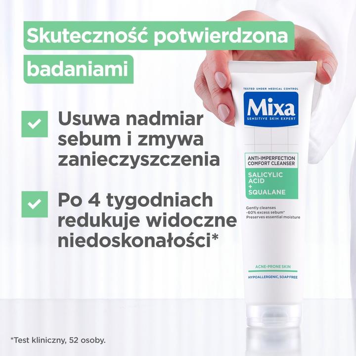 Image du produit Mixa Mixalab Pore Perfect Gel Nettoyant Visage Contre les Imperfections Avec Acide Salicylique Et (Gel nettoyant, 150 ml)