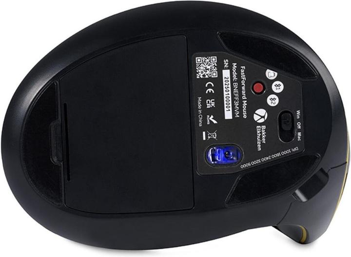 Actual product image Bakker Elkhuizen BakkerElkhuizen Maus FastForward 3-Mode Vertical Mouse retail (Cable, Wireless)