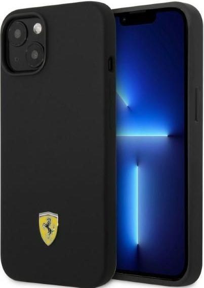 Immagine prodotto Ferrari FEHMSIP14MBK Custodia rigida per iPhone 14 Plus 6,7" in silicone e metallo Logo Magsafe (Apple iPhone 14 Plus)