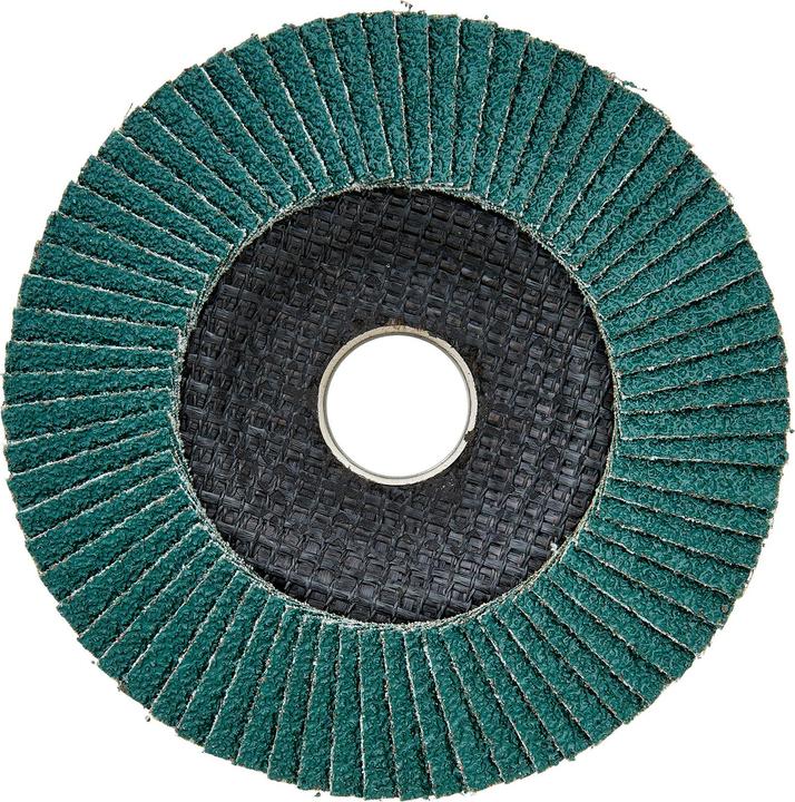 Werkzeugstore24 10x flap disc 125 mm curved zirconium aluminium oxide K 40