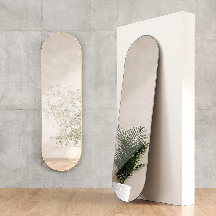 Actual product image Umbra HUBBA PILL MIRROR 157x45 BRASS