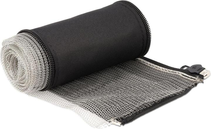 Image du produit Delock Gaine tressée CEM avec fermeture éclair résistante à la chaleur 1 m x 30 mm noir (Gaines pour câbles, 100 cm)