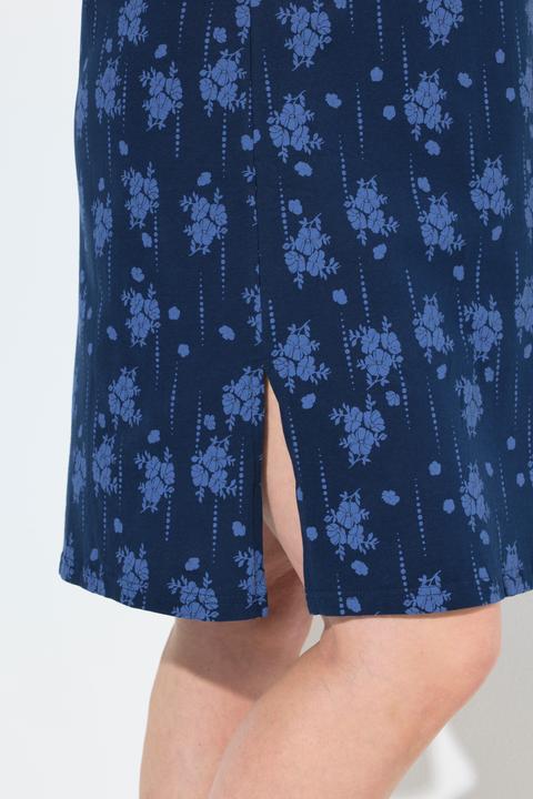 Image du produit Ulla Popken Grands T-shirts, lot de 2, motif à fleurs, col en V, manches courtes/sans manches (46, 48)