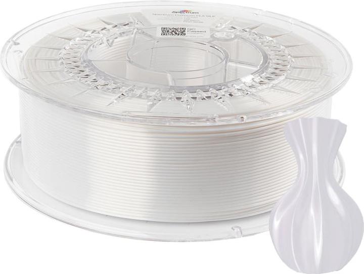 Produktbild Filament PLA SILK pearl white 1.0kg 1.75mm (PLA, 1.75 mm, 1000 g, Weiss)