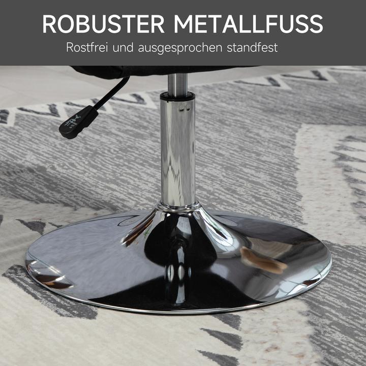 Produktbild Homcom Sessel Polyester Schwarz