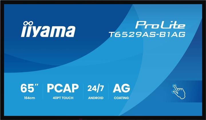 Image du produit iiyama LFD ProLite T6529AS-B1AG (3840 x 2160 pixels, 64.50")