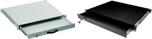 Immagine prodotto Digitus Cassetto per tastiera 1U 48,3cm 19inch chiudibile a chiave ed estensibile nero RAL9005