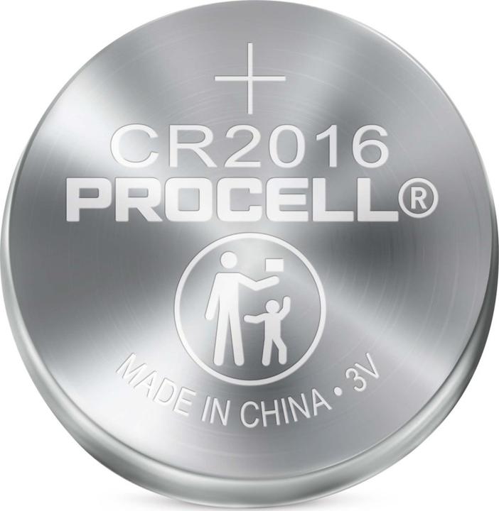 Actual product image Duracell Battery Procell (5 pcs., CR2016, 85 mAh)