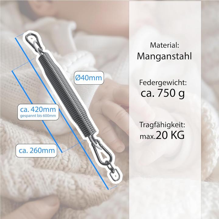 Image du produit Onpira Schwingfeder-Set für Babywiege und Hängematte