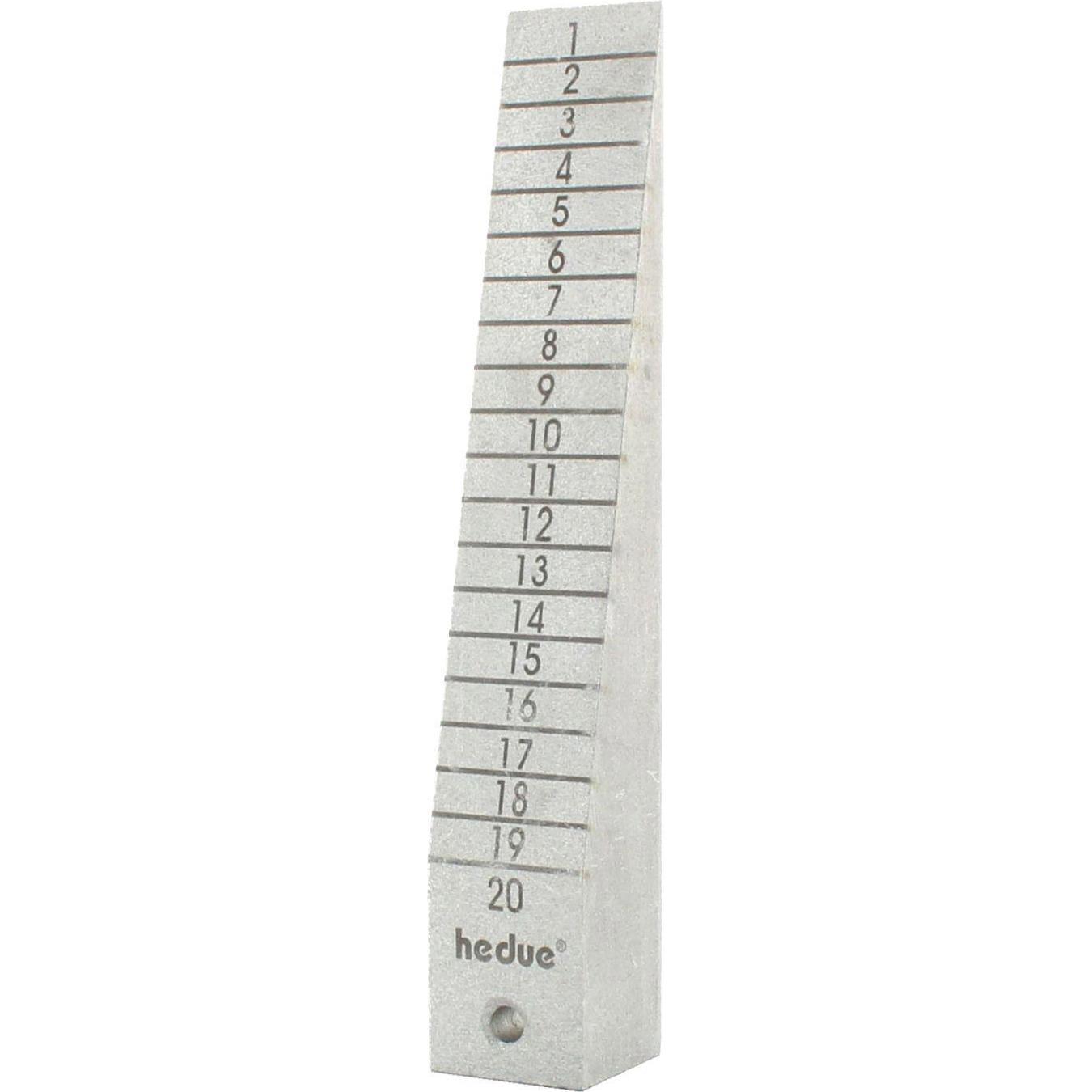 Hedue, Messlehre, Messkeil, Ablesung 1 mm
