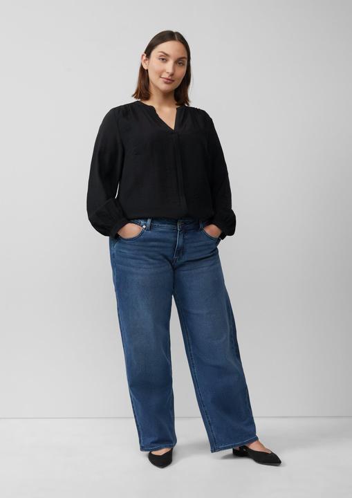 Immagine prodotto s.Oliver Bluse Strukturierte Bluse aus Viskosemix mit Raffung (44)