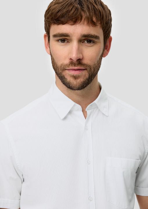 Image du produit s.Oliver Hemd Baumwollhemd mit Musterstruktur (L)