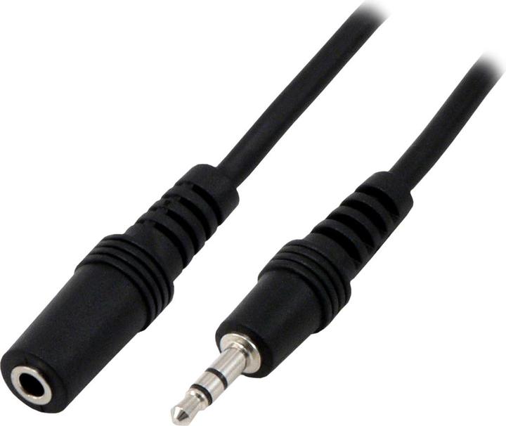 Image du produit MCL Rallonge audio stéréo jack 3,5 mâle (2 m, Jack 3,5 mm (AUX))
