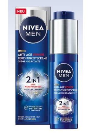 Actual product image NIVEA Men Anti-Age Power (50 ml, 24h cream, SPF 30)