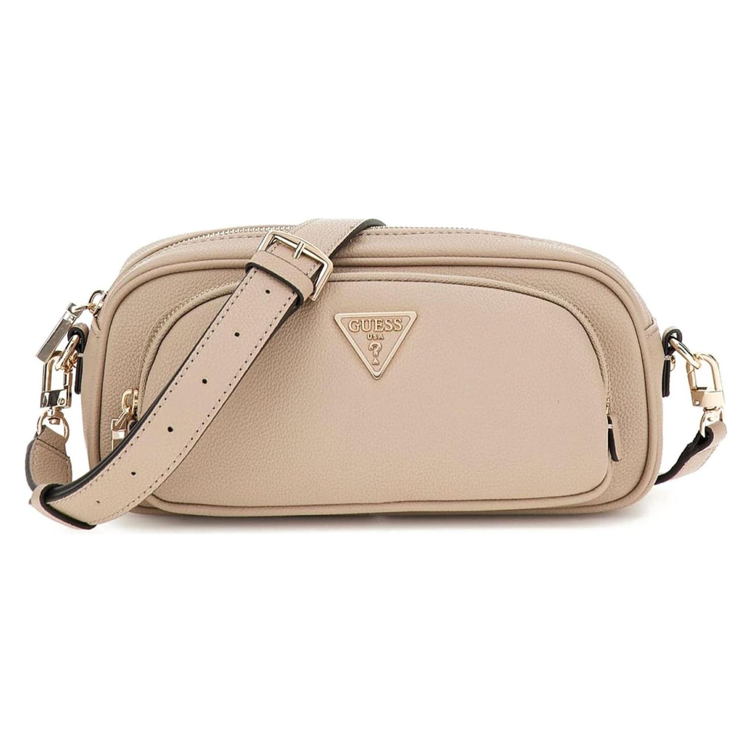 Guess, Damen, Handtasche, Power Play Camera Crossbody, Braun