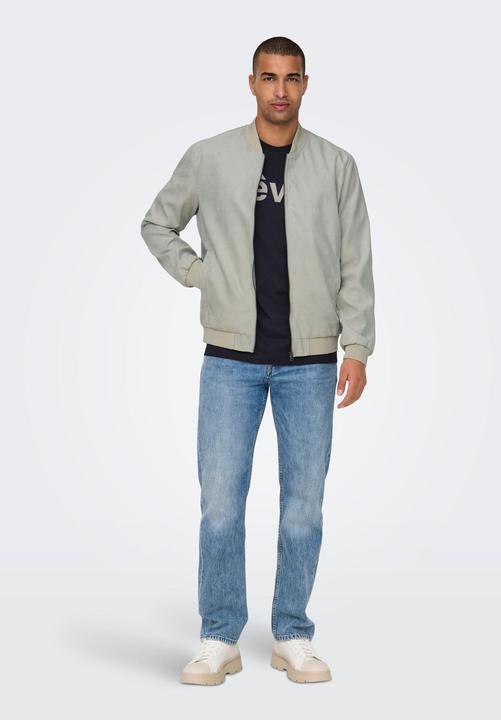 Actual product image Only & Sons Onslucas Fake Suede Bomber Otw (S)