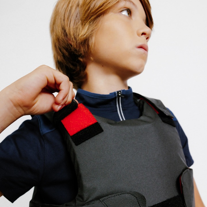 Produktbild Fouganza Reitschutzweste Kinder - 100 schwarz