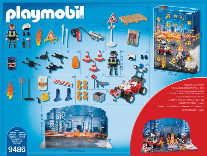 Actual product image Playmobil Fire brigade deployment on the construction site (9486)