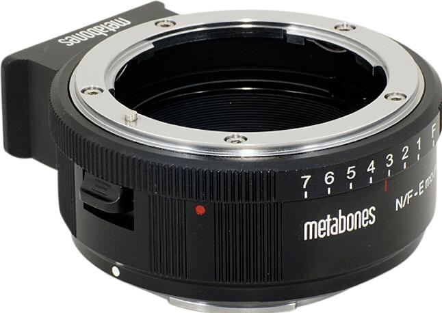 Produktbild Metabones Adapter Nikon G Objektiv an Sony E Mount Kamera