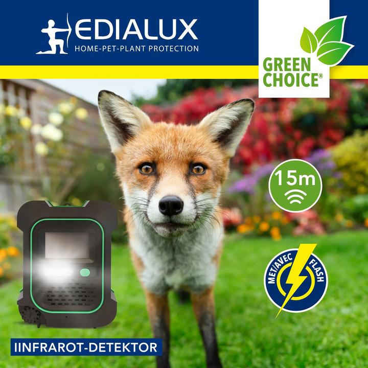 Actual product image Edialux Ultrasonic Defend - F?chse & Marder, max. 200m?, mit Blitz