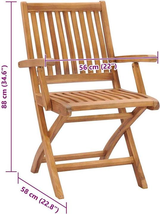 Produktbild vidaXL Gartenstuhl