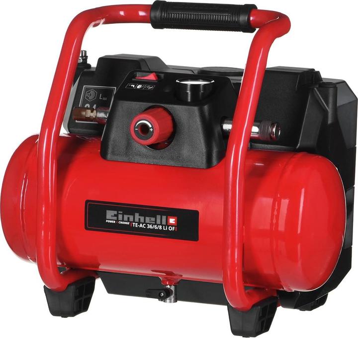 Actual product image Einhell TE-AC 36/6/8 Li OF Set (8 bar, 6 l)