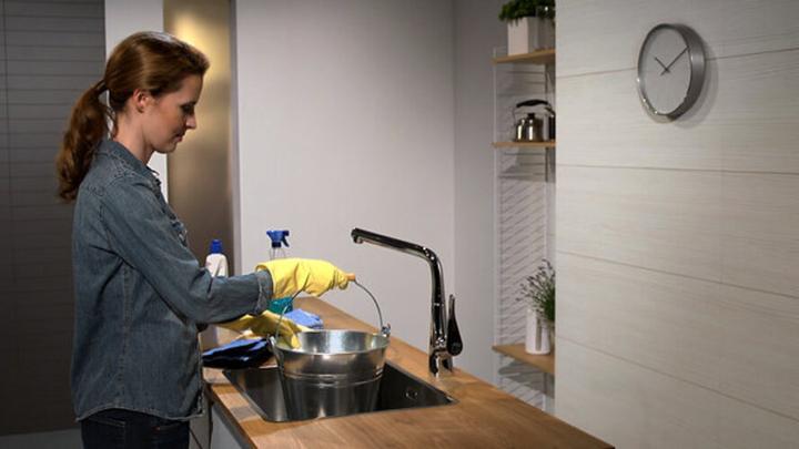 Image du produit hansgrohe Metris acier inoxydable