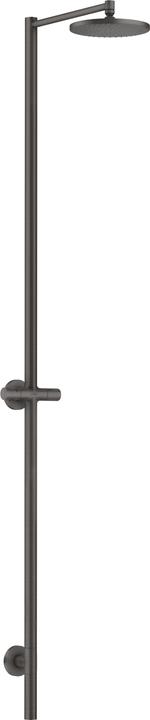 hansgrohe HG Duschsäule AXOR STARCK m Kopfbr 240 1 jet brushed black chrome