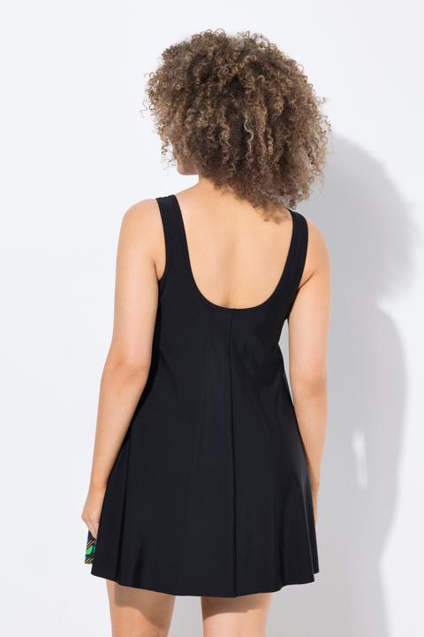 Image du produit Ulla Popken Robe de bain motif perroquets, bonnets souples et Powermesh, matières recyclées (42)