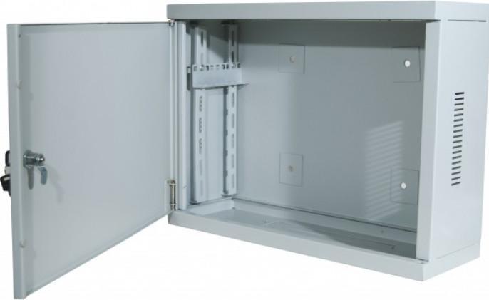 Actual product image Tecline 48.30cm (19"") wall cabinet 3 U, eco, grey 3 U enclosure at a favourable price! (753849) (3 RU, 19 inch rack)