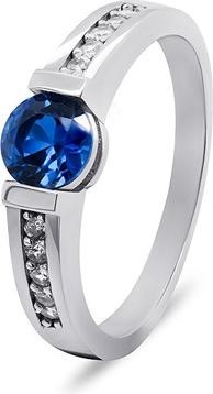 Produktbild Brilio Silver - Charming silver ring with blue zircon RI022W - Circuit: 56 mm (56)