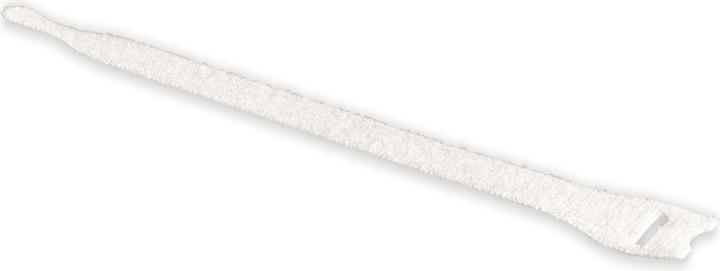 Produktbild HellermannTyton Schnellkabelbinder 200x12,5 Textil weiß (Kunststoffkabelbinder, 200 mm, 10 Stk.)