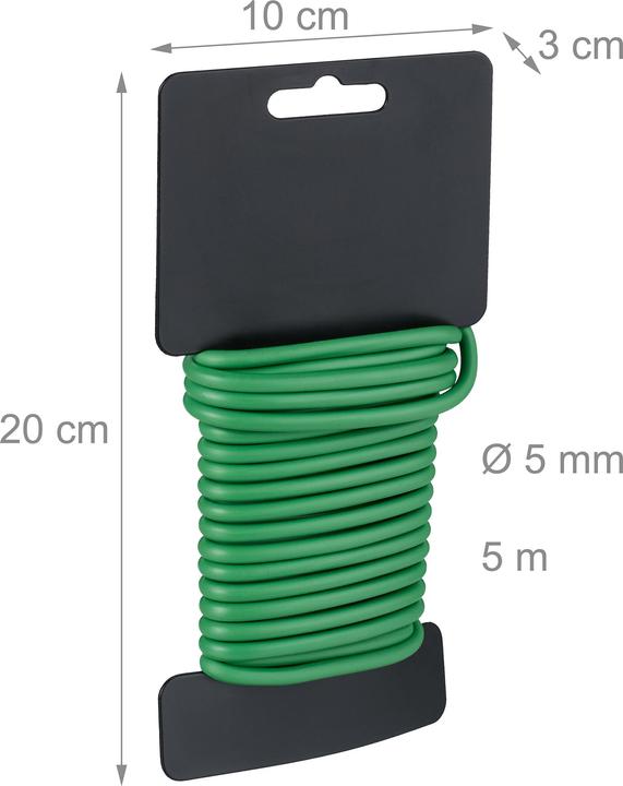 Actual product image Relaxdays 10x garden wire (3 cm, 10 cm)