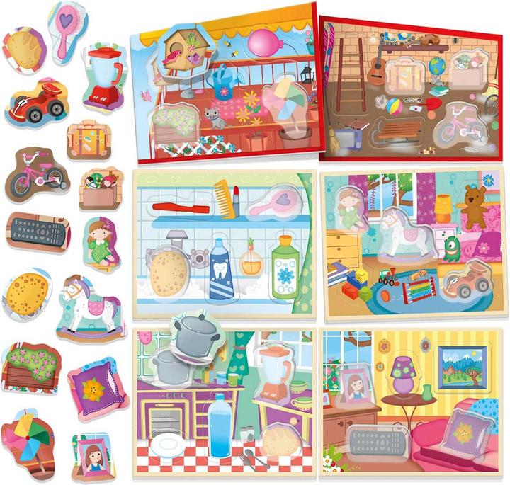 Immagine prodotto Puzzle di forme e ordinamento di My Little House (Tedesco, Inglese, Italiano, Francese)