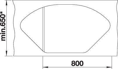 Produktbild Blanco Delta II-F (Einbauspüle, 104.20 cm, 56 cm)