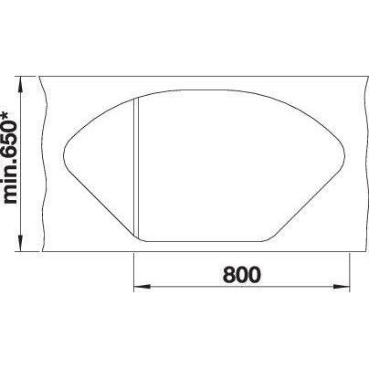 Thumbnail - Blanco, Spülbecken, Blancodelta Ii-F (104.20 cm, 56 cm)