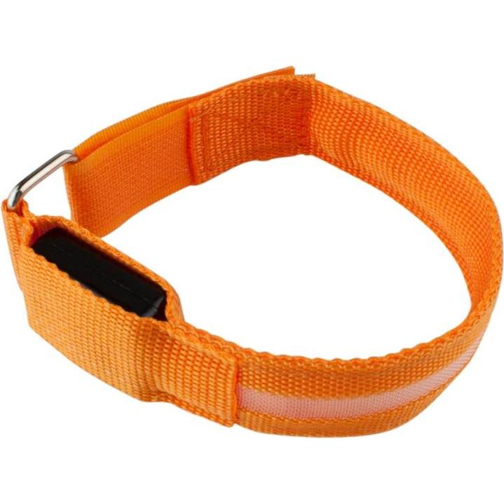Thumbnail - JTI, Armschmuck, Armband mit LED-Beleuchtung - Orange, (27.50 cm, Nylon)