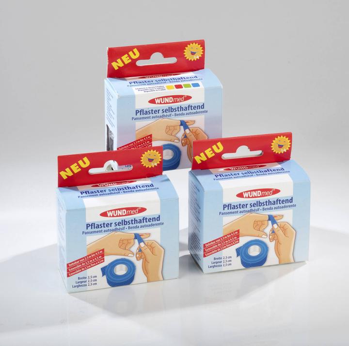 Actual product image Wundmed Plaster, self-adhesive, set of 3, blue (3x)